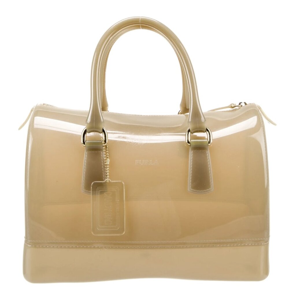 Furla Rubber Top Handle Bag